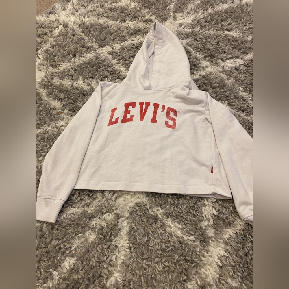 Levi's white crop